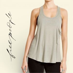 Free People Hot Pocket Ribbed Tank Size Small